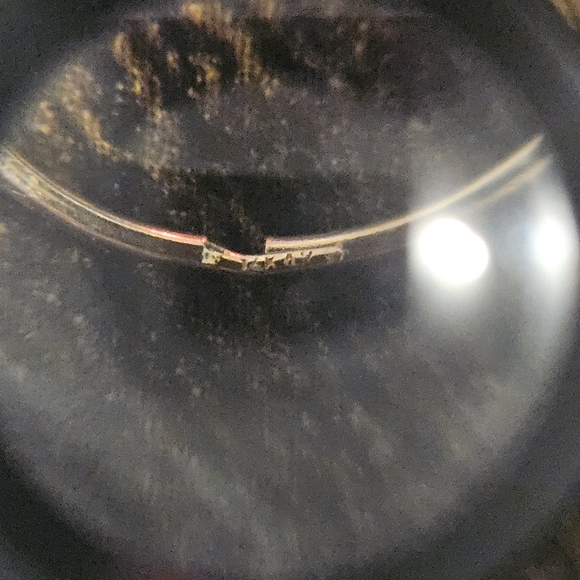 14k Gold Heart Hoop Earrings - Picture 4 of 5